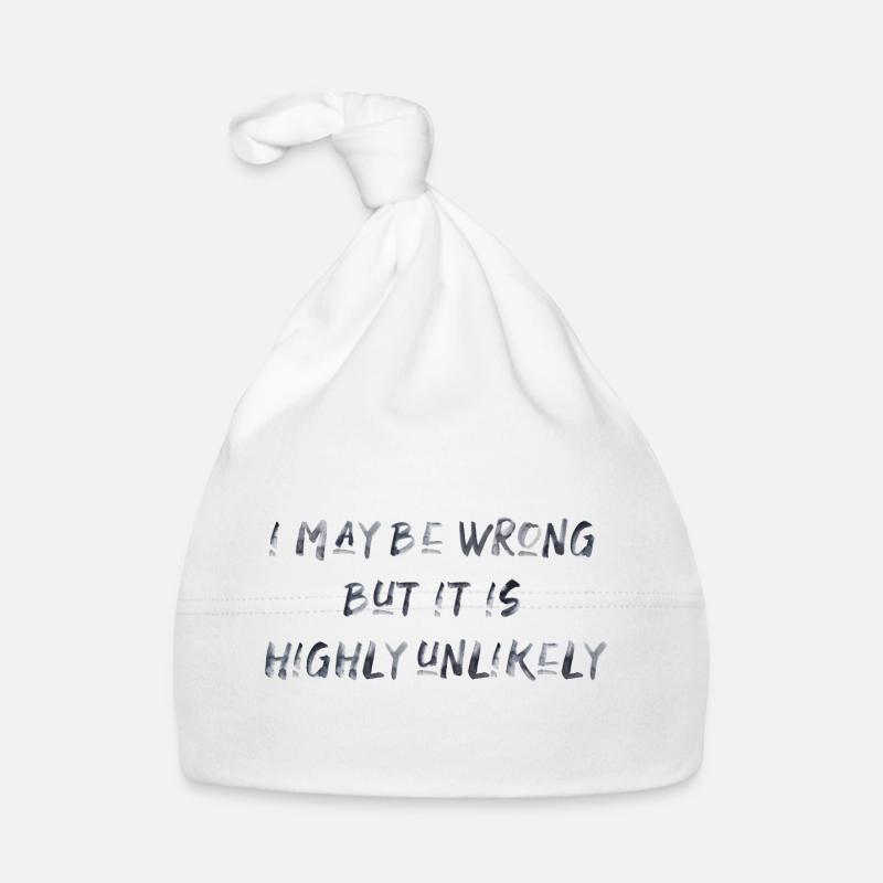 may be wrong funny saying party english Organic Baby Cap