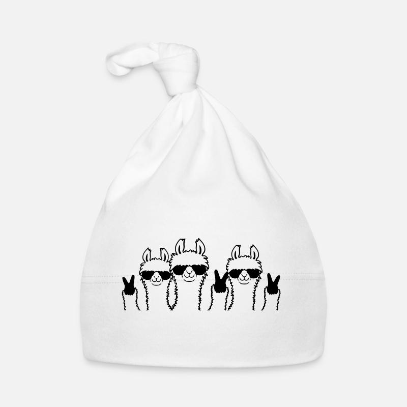Peace Lamas Crew Freunde Baby Bio-Mütze