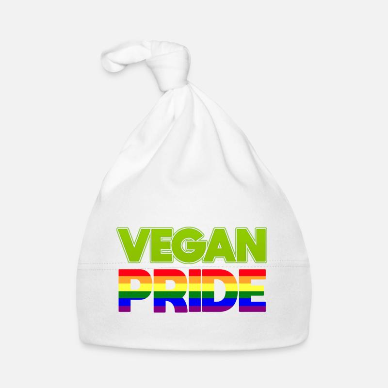 Vegan Vegetarier LGBT Schwul Lesbisch I Geschenk Baby Bio-Mütze