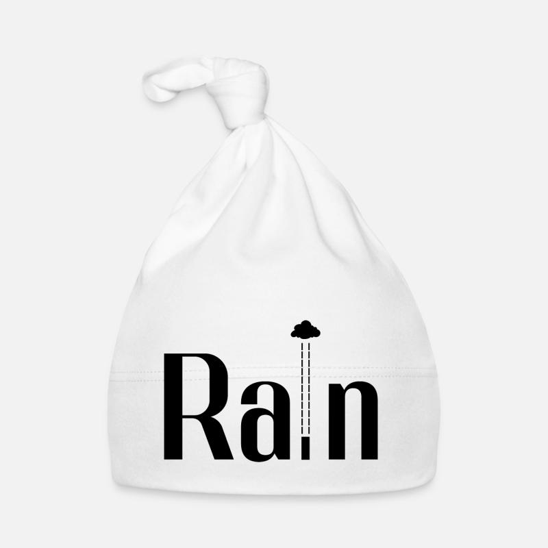 rain pluie original design Bonnet bio Bébé