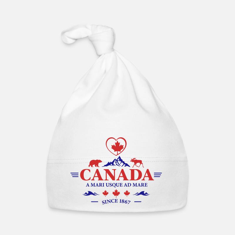 Kanada Vancouver Montreal Toronto Maple Leaf Bären Baby Bio-Mütze