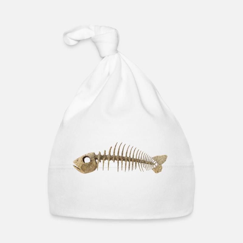 Fisch Gräten - Fish Skeleton Fish bone Baby Bio-Mütze