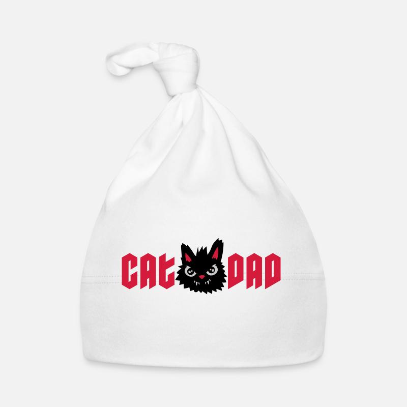 Wild Cat Cat Dad Organic Baby Cap