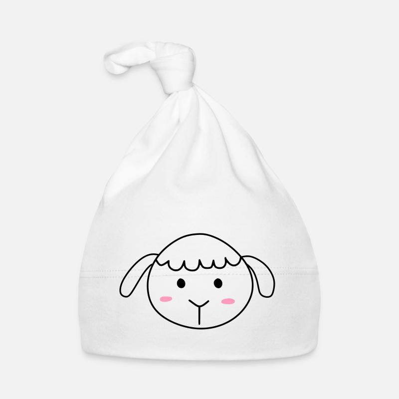 Mouton mignon Bonnet bio Bébé
