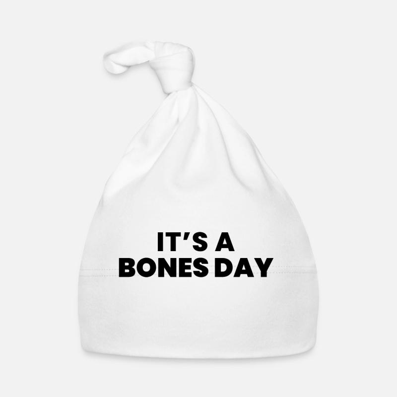 It's a Bones Day Organic Baby Cap
