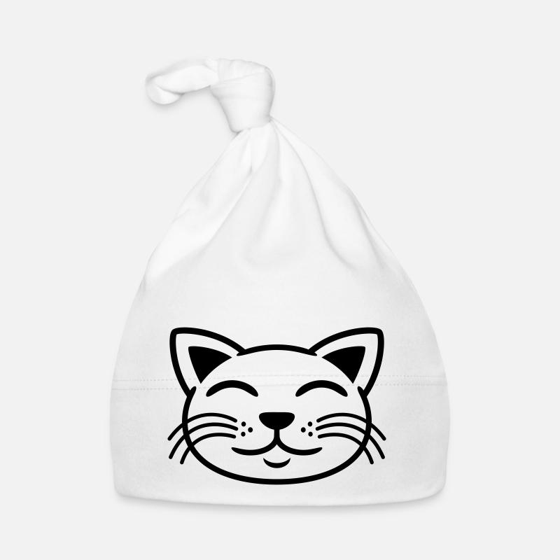 Chat Face Happy Pet Bonnet bio Bébé