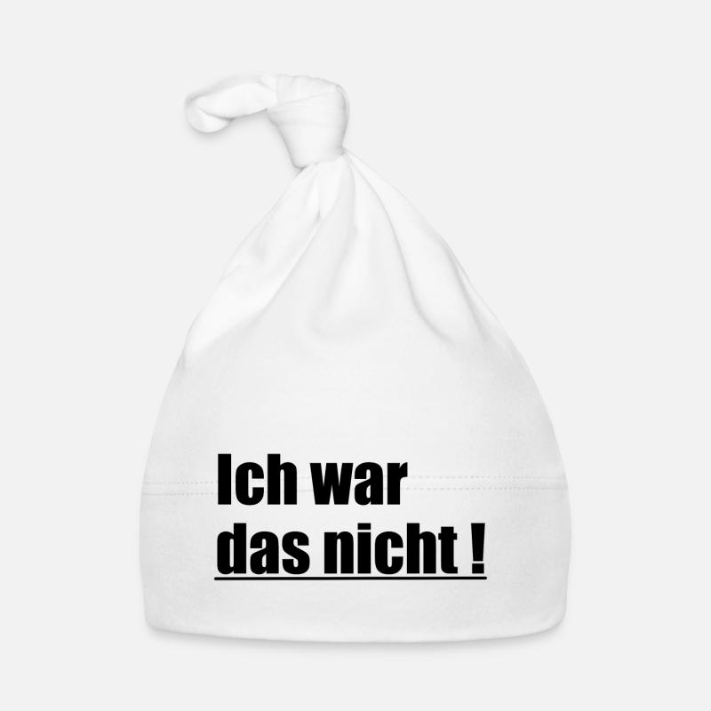 ich war das nicht1 Baby Bio-Mütze