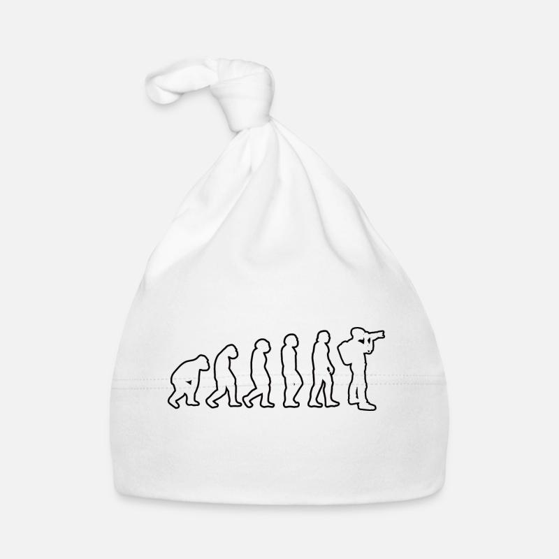 Photographes Evolution Caméra Photographie Drôle Bonnet bio Bébé