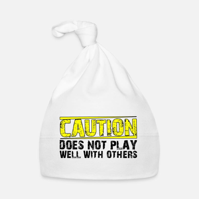 Caution Does Not Play Well With Others 27 Baby Bio-Mütze