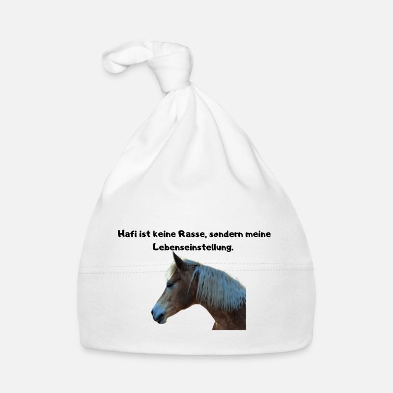 Haflinger Lebenseinstellung Baby Bio-Mütze