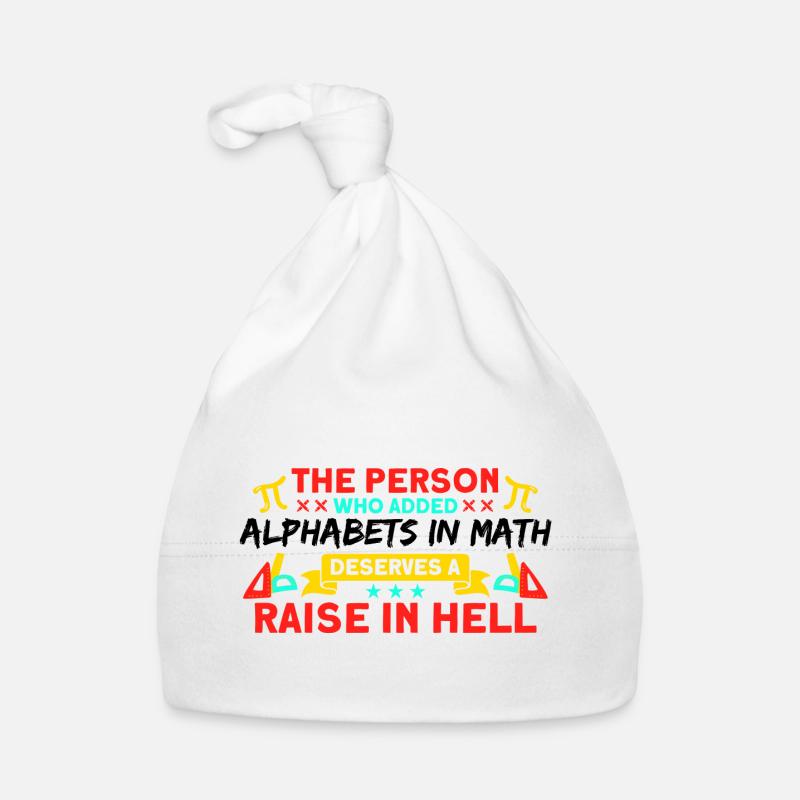 Math Mathématiques Sciences Math Cadeau Bonnet bio Bébé
