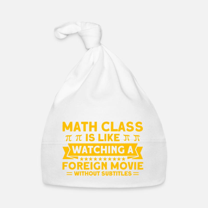 Math Mathématiques Sciences Math Cadeau Bonnet bio Bébé