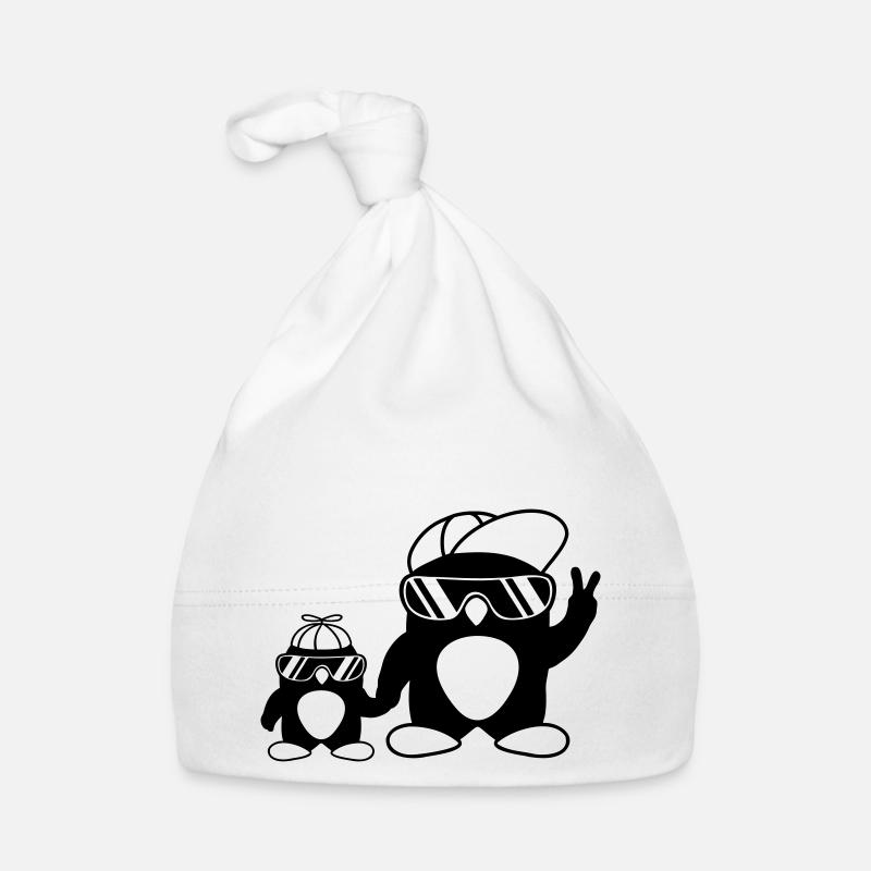 Papa Kind coole Pinguine Baby Bio-Mütze