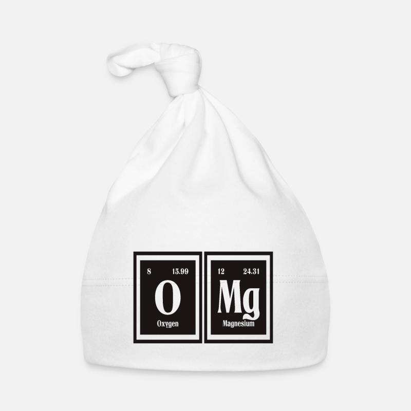 | OMG Tableau périodique des éléments Bonnet bio Bébé