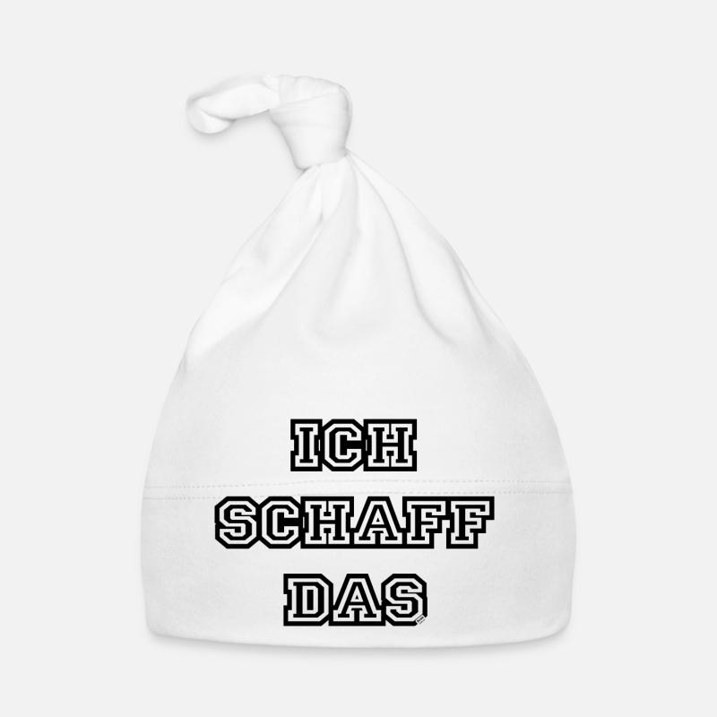 Ich schaff das Baby Bio-Mütze