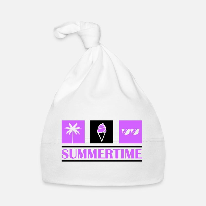 Summertime Organic Baby Cap
