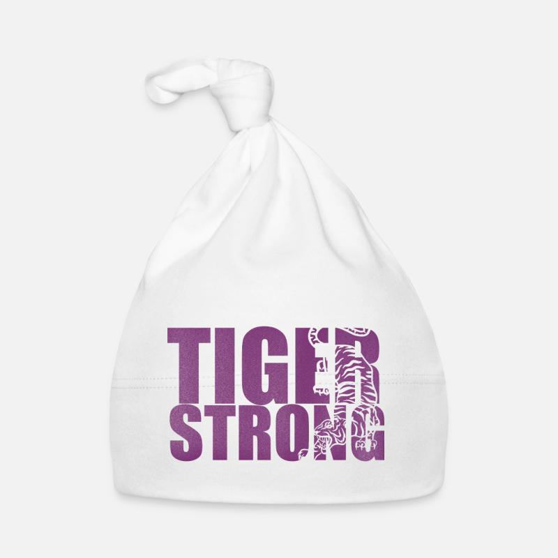 Tiger Strong Organic Baby Cap