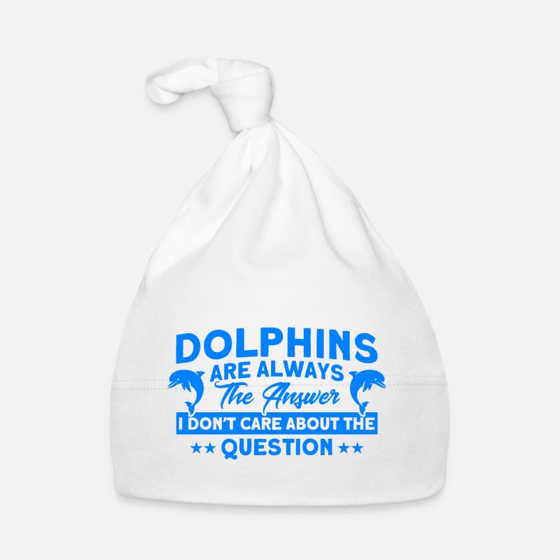 Delfin Delfin Liebhaber Tier Delfine Geschenk Baby Bio-Mütze