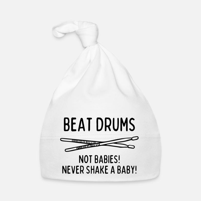 NEVER SHAKE A BABY Organic Baby Cap