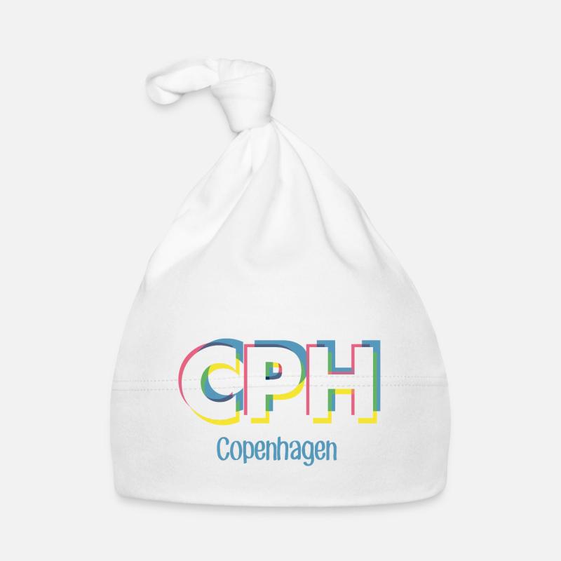 Copenhague - CPH - Copenhague - Dänemark - Danemark - Bonnet bio Bébé - blanc