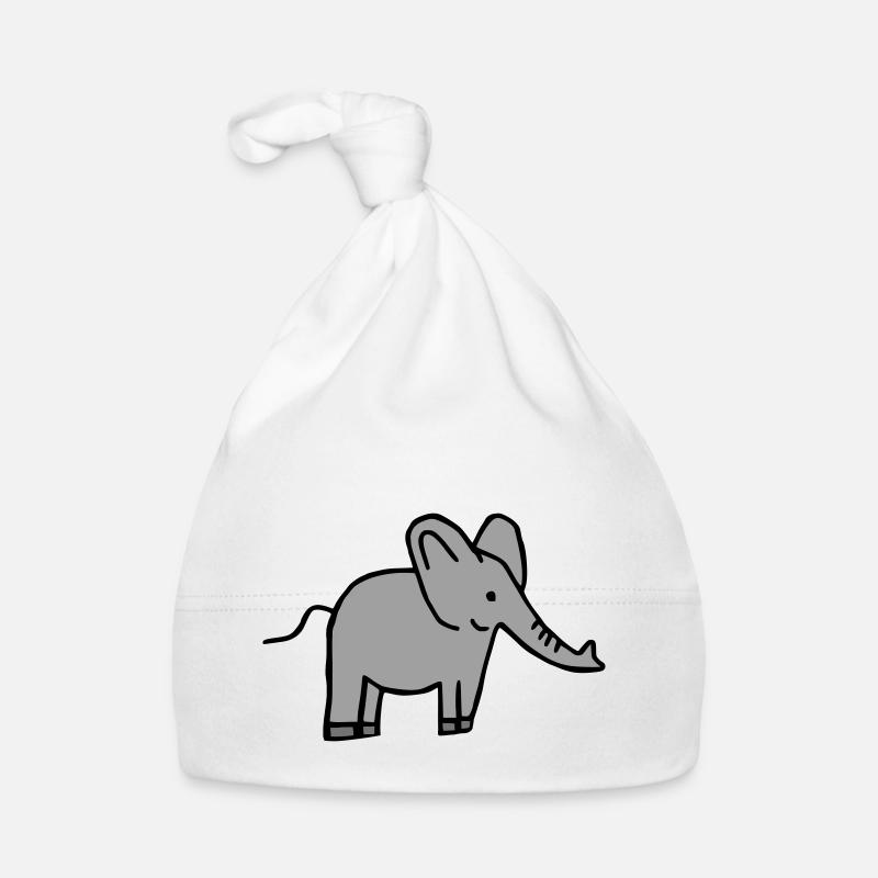 Elephant Organic Baby Cap