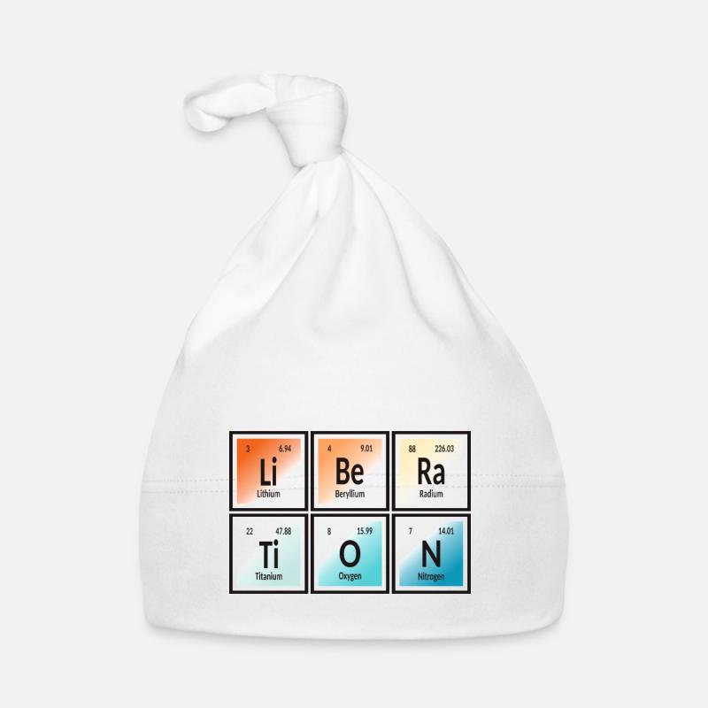 Liberation | Periodic Table of Elements Organic Baby Cap