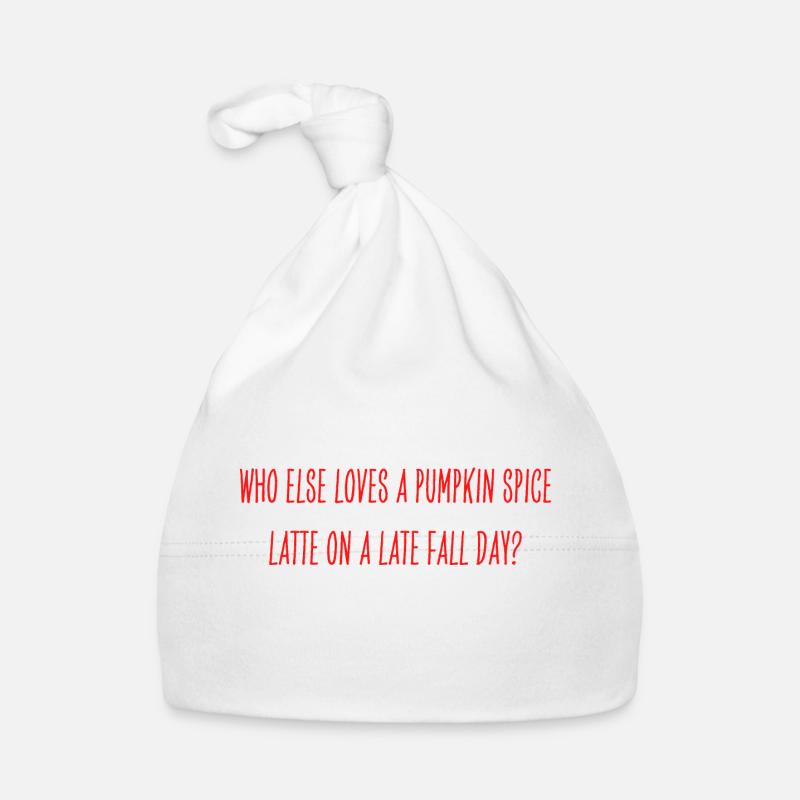 Pumpkin Spice Latte Question Organic Baby Cap