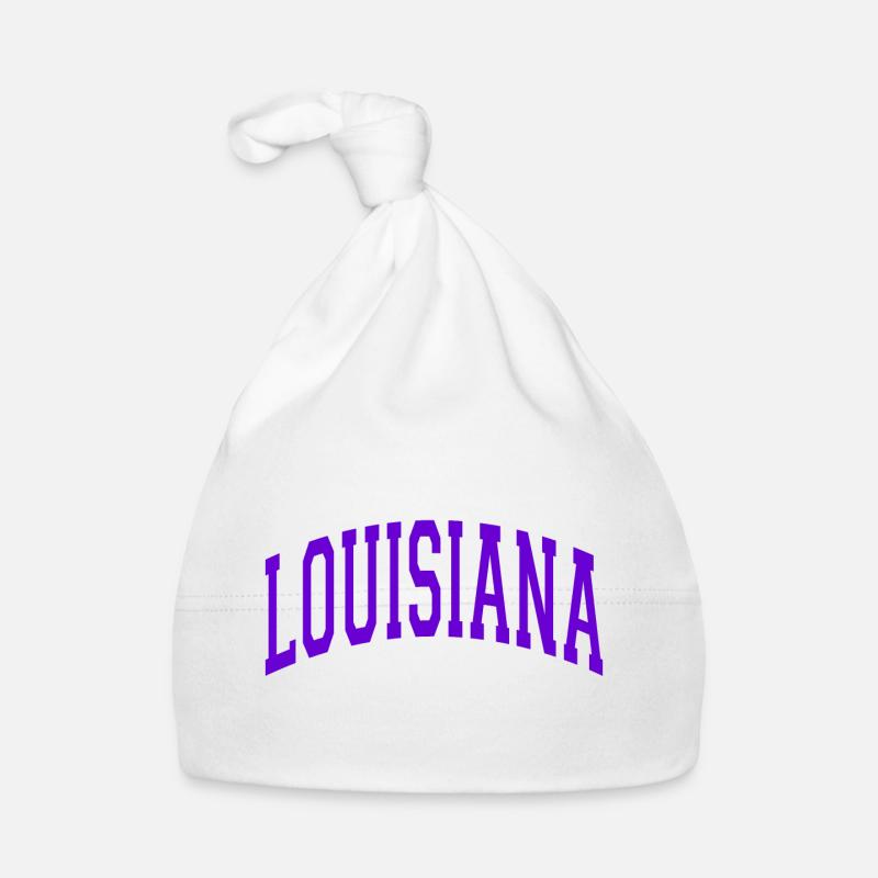 Louisiane - Bonnet bio Bébé - blanc