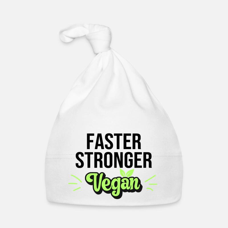 Plus rapide Stronger Vegan Bonnet bio Bébé