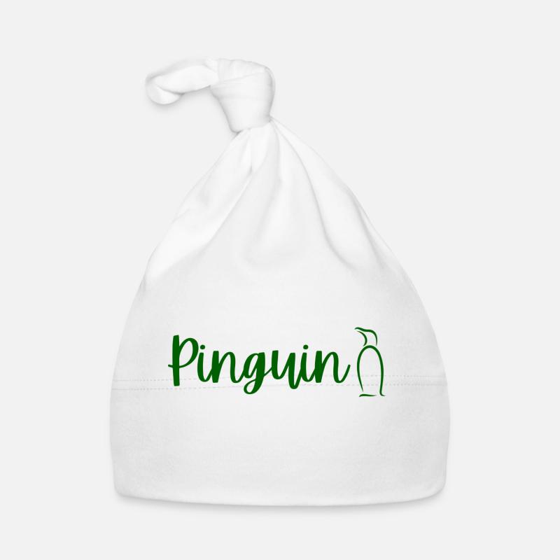 Pinguin Pingouin Bonnet bio Bébé