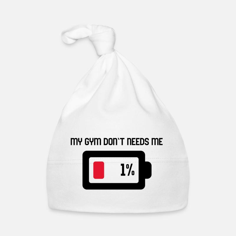My GYM don`t needs me Baby Bio-Mütze