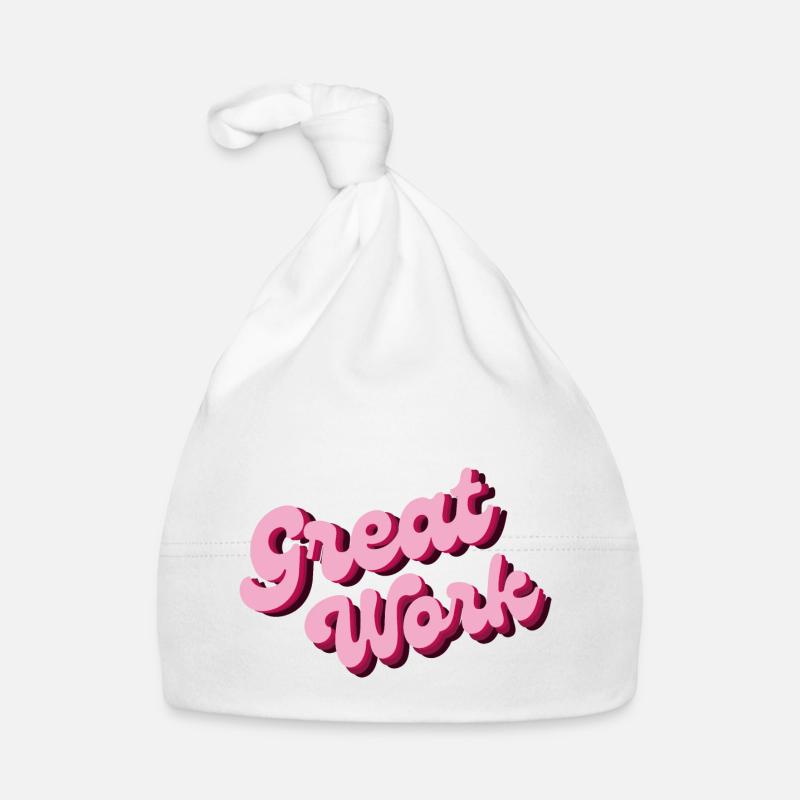 great work Bonnet bio Bébé