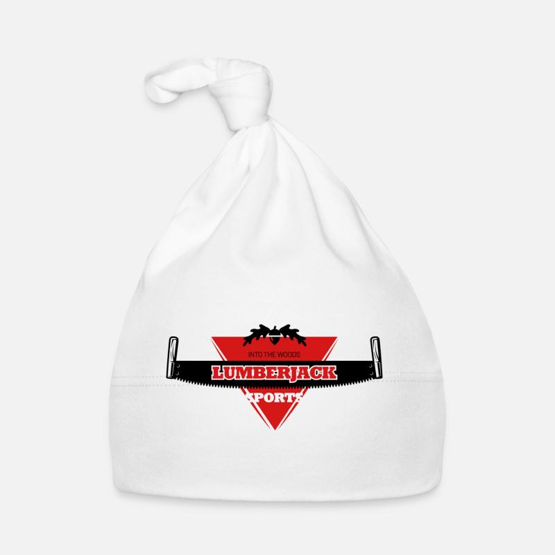 triangle du logo du bûcheron Bonnet bio Bébé