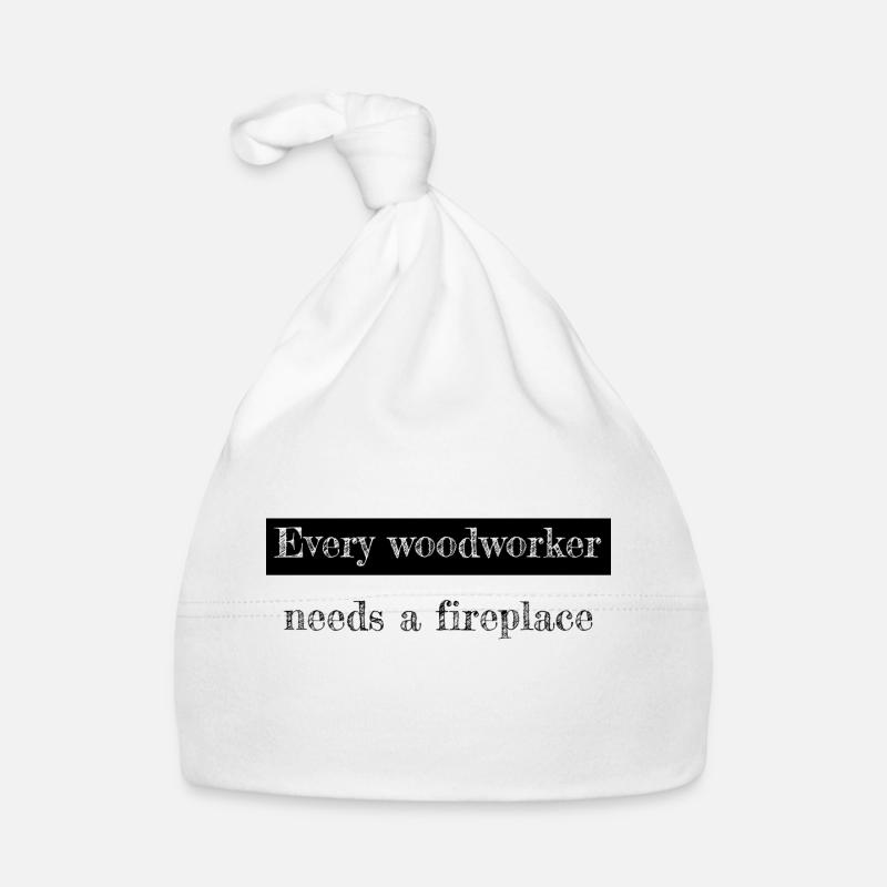 forestry tree funny quote cool carpenter saw Baby Bio-Mütze