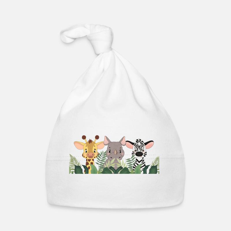 Wildtiere Baby Bio-Mütze