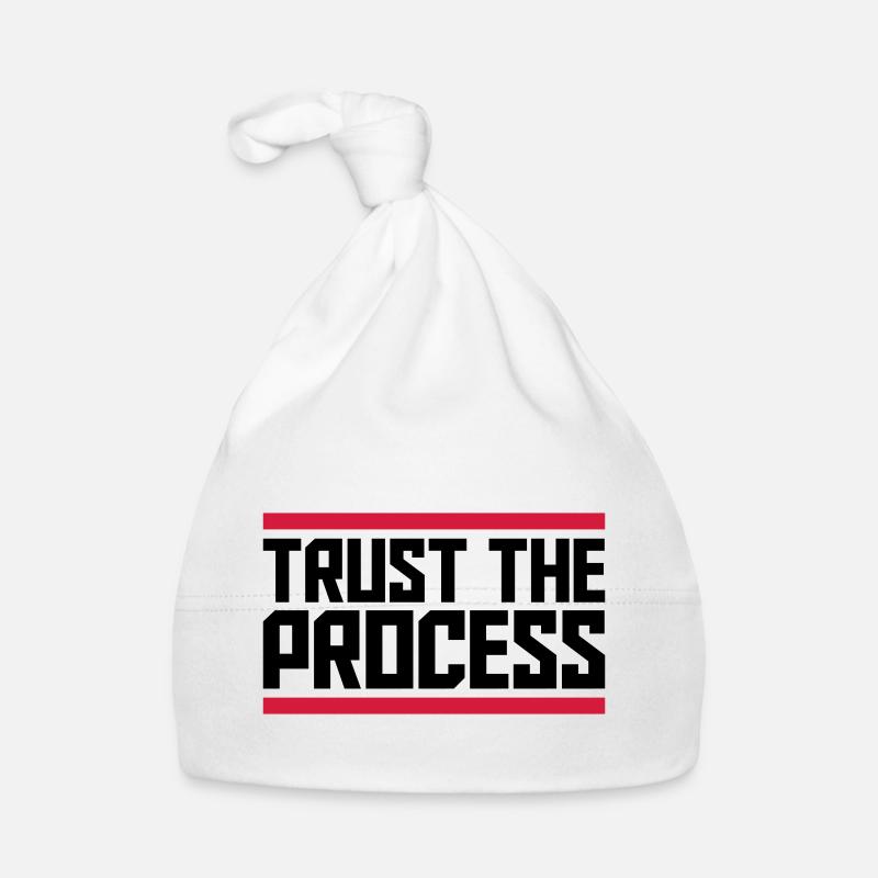trust the process Quote Organic Baby Cap