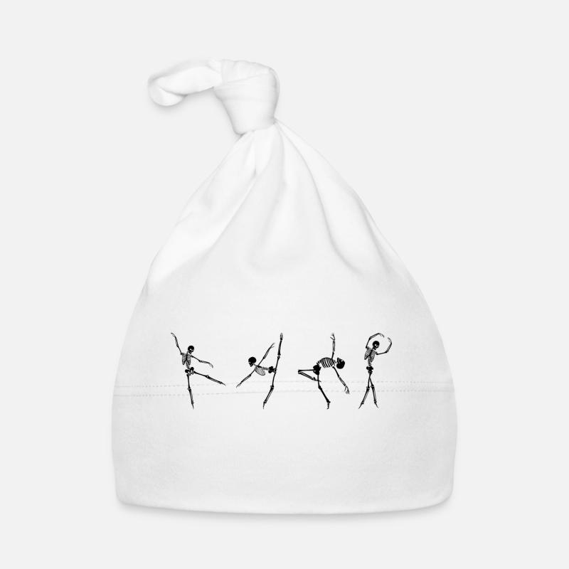 Squelette dansant Bonnet bio Bébé