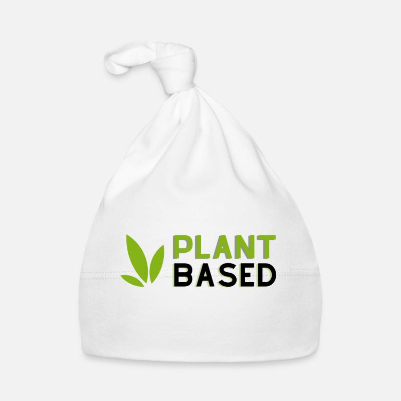Conception à base de plantes avec des feuilles Bonnet bio Bébé