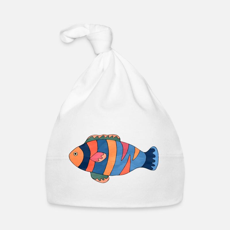 Fish Organic Baby Cap