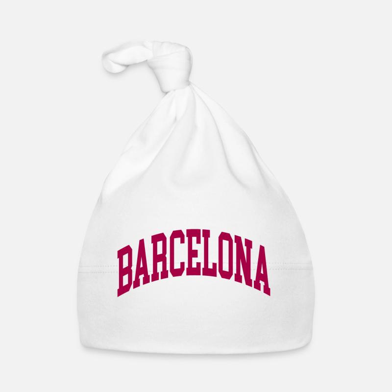 Barcelone - Bonnet bio Bébé - blanc