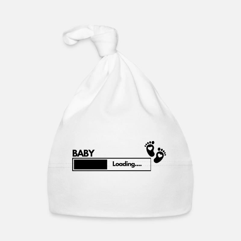 Funny saying Baby Loading Organic Baby Cap