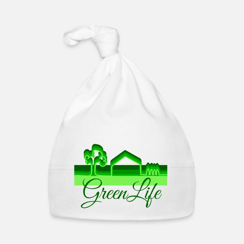 Vie verte - Bonnet bio Bébé - blanc