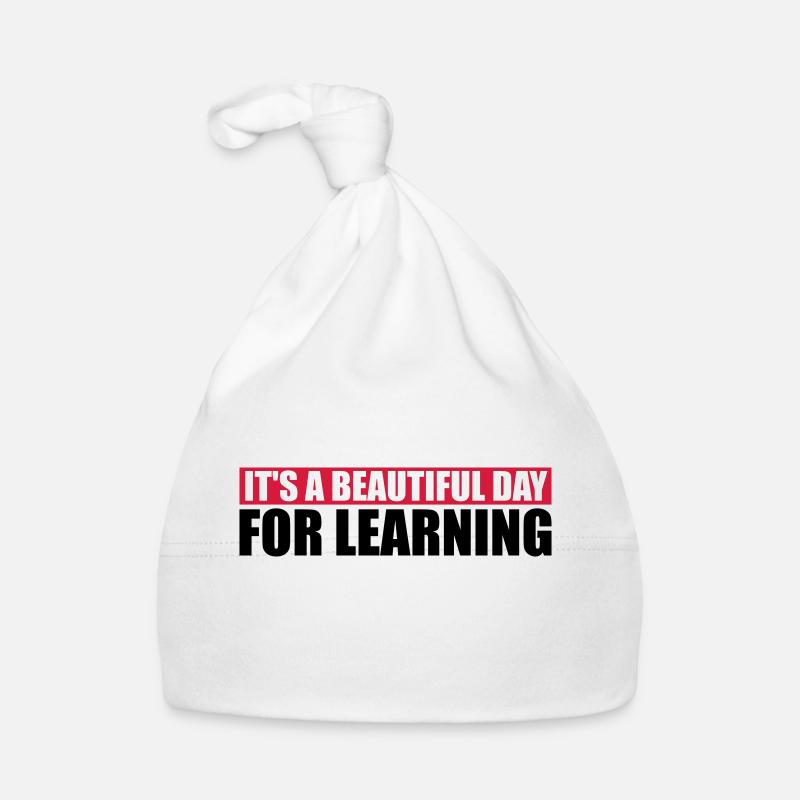 beautiful day for learning Baby Bio-Mütze