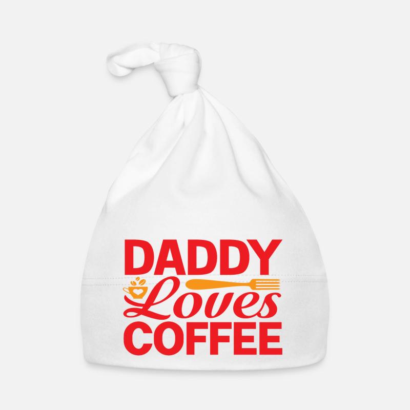 Daddy loves Coffee Organic Baby Cap