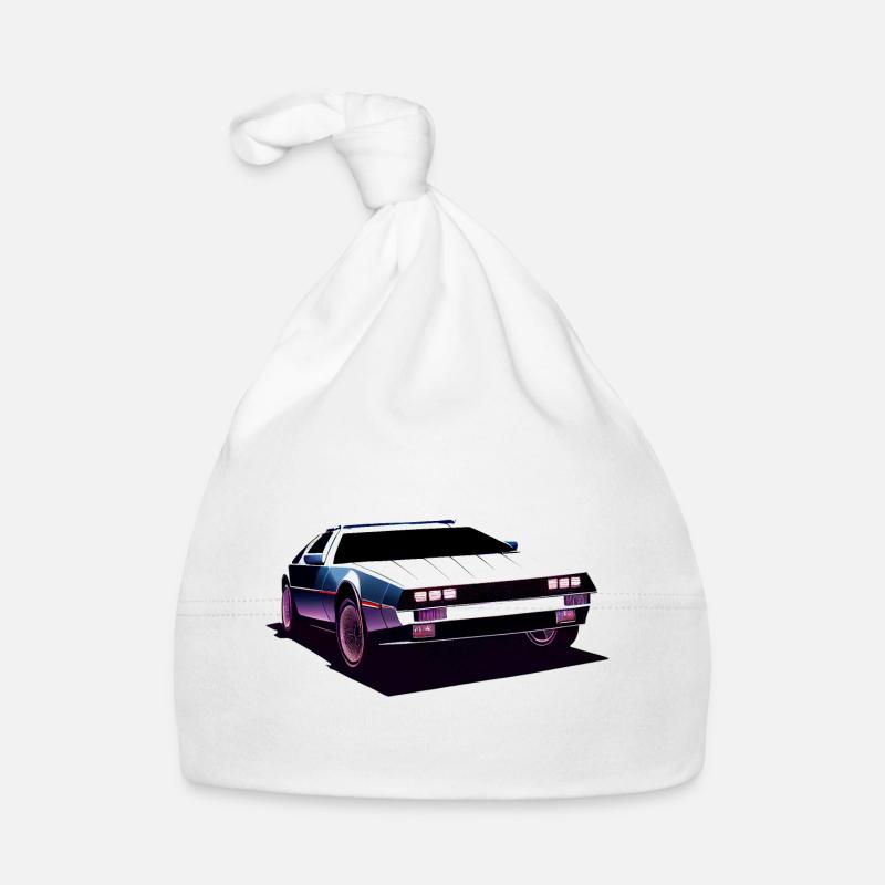 Delorean Youngtimer Oldtimer Baby Bio-Mütze