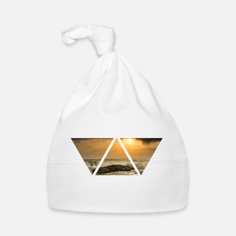 Beach Triangle Thailand Holiday Gift Sun Organic Baby Cap