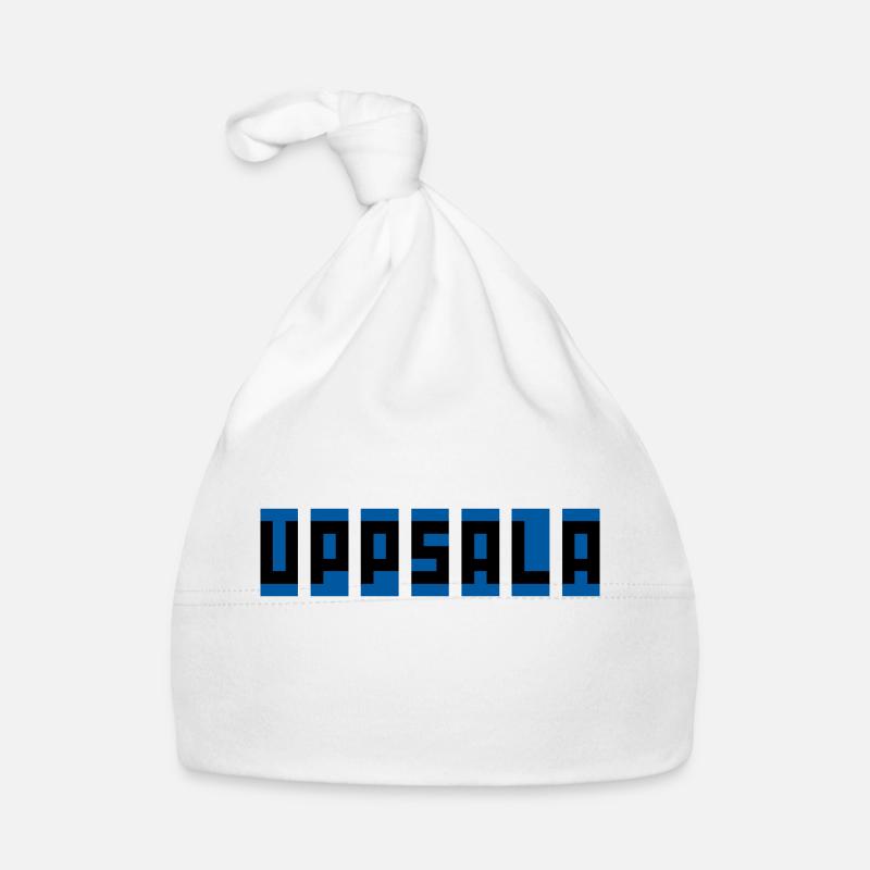 Uppsala blue-black Organic Baby Cap