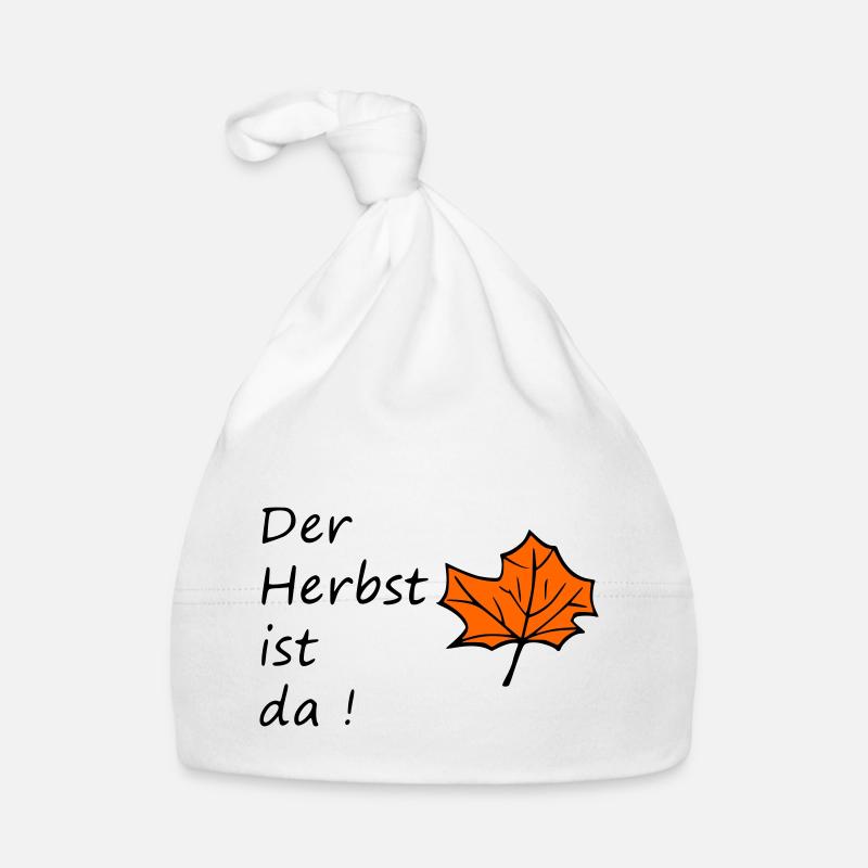 Der Herbst ist da ! Baby Bio-Mütze
