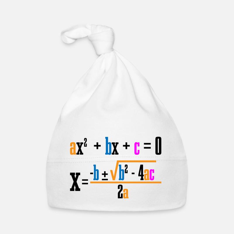 Quadratic Formula For Math Class 7 Organic Baby Cap