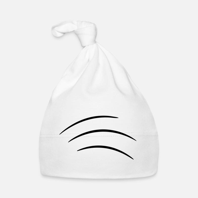 moving stripes | Motion Strips Organic Baby Cap